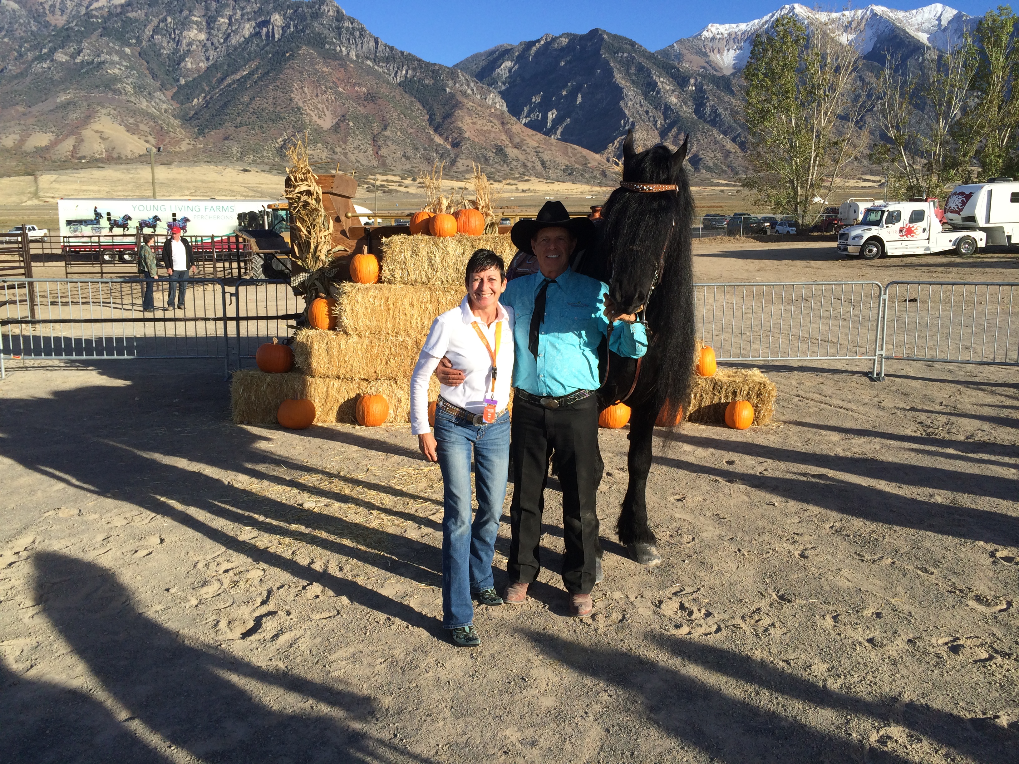 Dr. Nan and Gary Young at Silver Recognition Retreat at YL Farms in Utah.