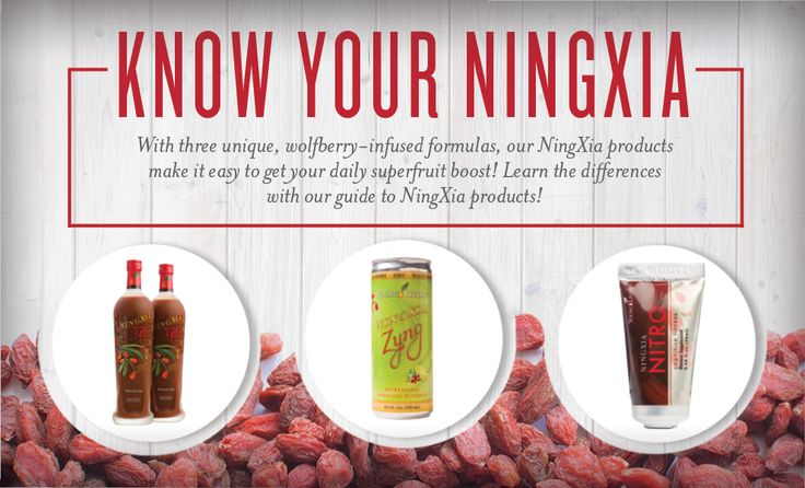 NingXia Natural Energy Drinks