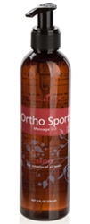 Ortho Sport Massage Oil made with therapeutic grade essential oils