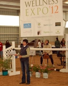 Nan Martin speaking at the Equine Wellness Expo 2012